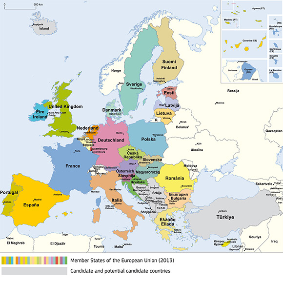 europa map