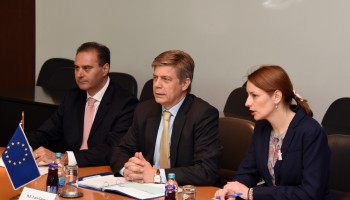 Ambassador Wigemark meets with the leaderships of the BiH Parliament’s Houses
